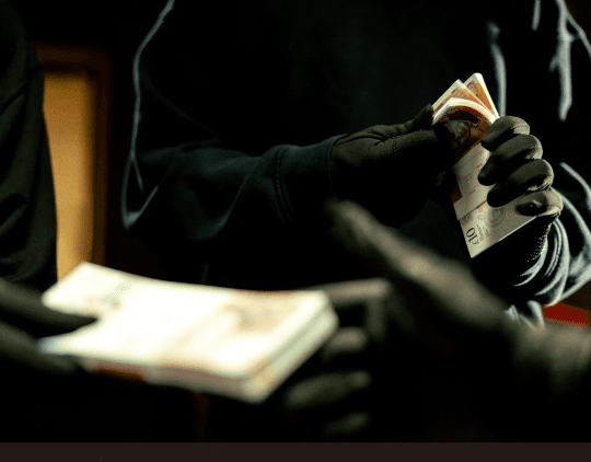 money handover 